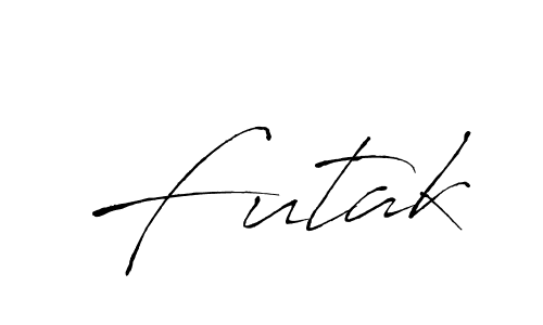 Make a beautiful signature design for name Futak. With this signature (Antro_Vectra) style, you can create a handwritten signature for free. Futak signature style 6 images and pictures png