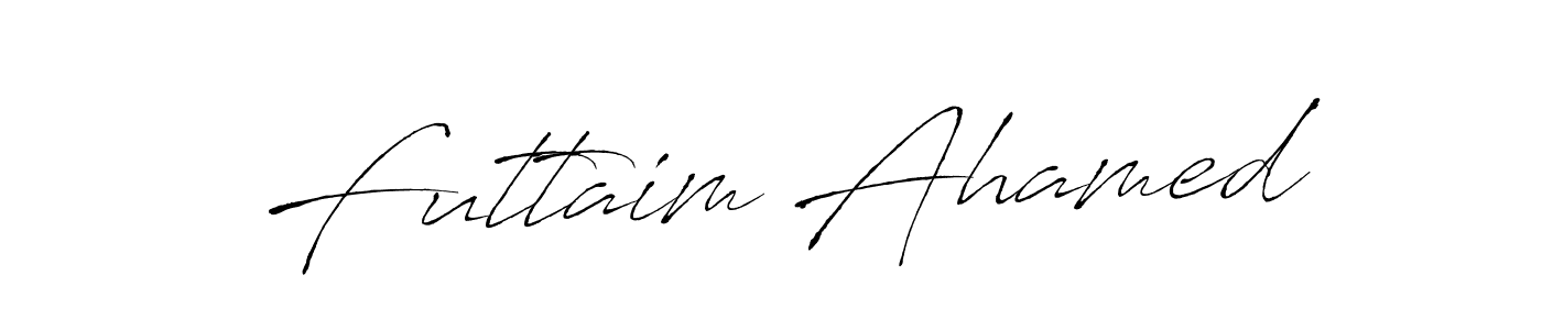 Use a signature maker to create a handwritten signature online. With this signature software, you can design (Antro_Vectra) your own signature for name Futtaim Ahamed. Futtaim Ahamed signature style 6 images and pictures png