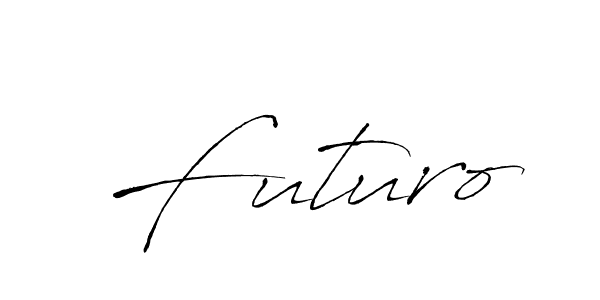 Use a signature maker to create a handwritten signature online. With this signature software, you can design (Antro_Vectra) your own signature for name Futuro. Futuro signature style 6 images and pictures png