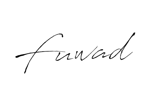 Design your own signature with our free online signature maker. With this signature software, you can create a handwritten (Antro_Vectra) signature for name Fuwad. Fuwad signature style 6 images and pictures png