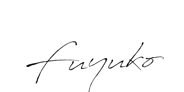 How to make Fuyuko signature? Antro_Vectra is a professional autograph style. Create handwritten signature for Fuyuko name. Fuyuko signature style 6 images and pictures png