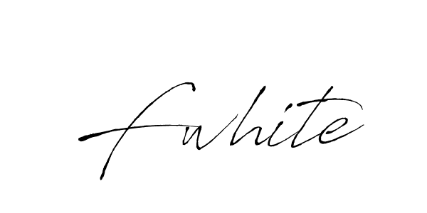 How to Draw Fwhite signature style? Antro_Vectra is a latest design signature styles for name Fwhite. Fwhite signature style 6 images and pictures png