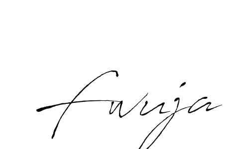 You should practise on your own different ways (Antro_Vectra) to write your name (Fwuja) in signature. don't let someone else do it for you. Fwuja signature style 6 images and pictures png