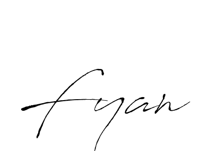 Once you've used our free online signature maker to create your best signature Antro_Vectra style, it's time to enjoy all of the benefits that Fyan name signing documents. Fyan signature style 6 images and pictures png