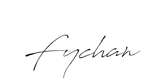 The best way (Antro_Vectra) to make a short signature is to pick only two or three words in your name. The name Fychan include a total of six letters. For converting this name. Fychan signature style 6 images and pictures png