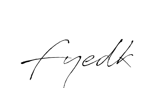 The best way (Antro_Vectra) to make a short signature is to pick only two or three words in your name. The name Fyedk include a total of six letters. For converting this name. Fyedk signature style 6 images and pictures png