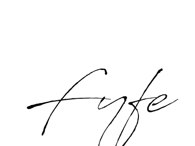 Use a signature maker to create a handwritten signature online. With this signature software, you can design (Antro_Vectra) your own signature for name Fyfe. Fyfe signature style 6 images and pictures png