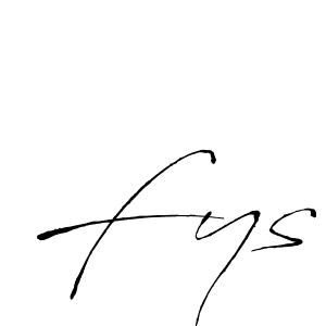 if you are searching for the best signature style for your name Fys. so please give up your signature search. here we have designed multiple signature styles  using Antro_Vectra. Fys signature style 6 images and pictures png