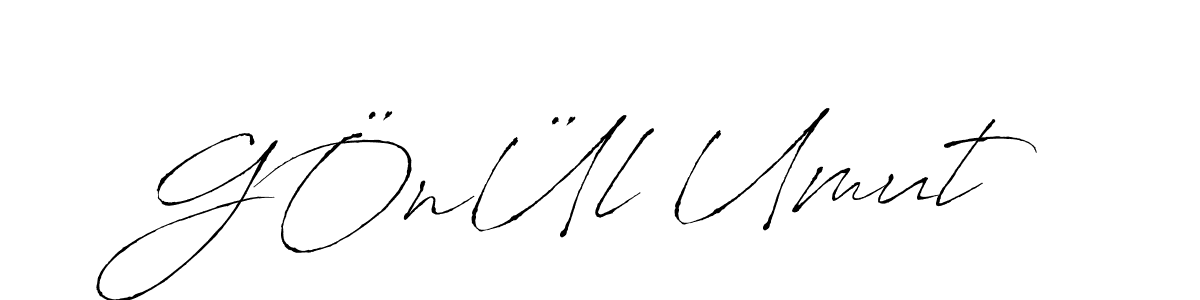 How to Draw GÖnÜl Umut signature style? Antro_Vectra is a latest design signature styles for name GÖnÜl Umut. GÖnÜl Umut signature style 6 images and pictures png