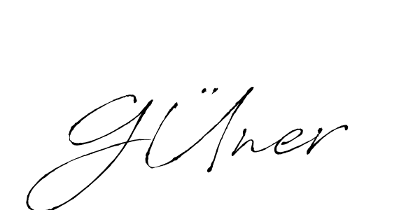 Use a signature maker to create a handwritten signature online. With this signature software, you can design (Antro_Vectra) your own signature for name GÜner. GÜner signature style 6 images and pictures png