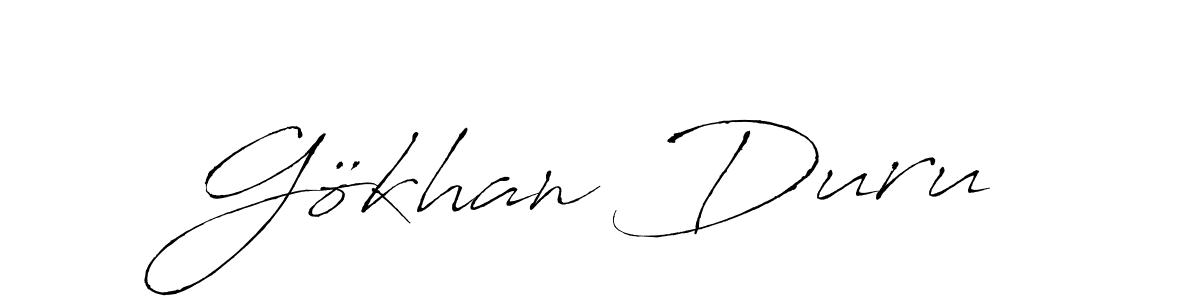 Make a beautiful signature design for name Gökhan Duru. Use this online signature maker to create a handwritten signature for free. Gökhan Duru signature style 6 images and pictures png