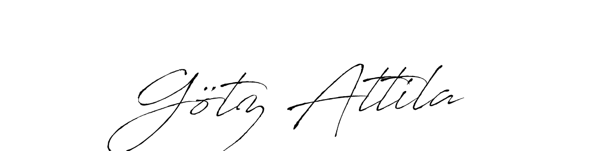 How to make Götz Attila signature? Antro_Vectra is a professional autograph style. Create handwritten signature for Götz Attila name. Götz Attila signature style 6 images and pictures png