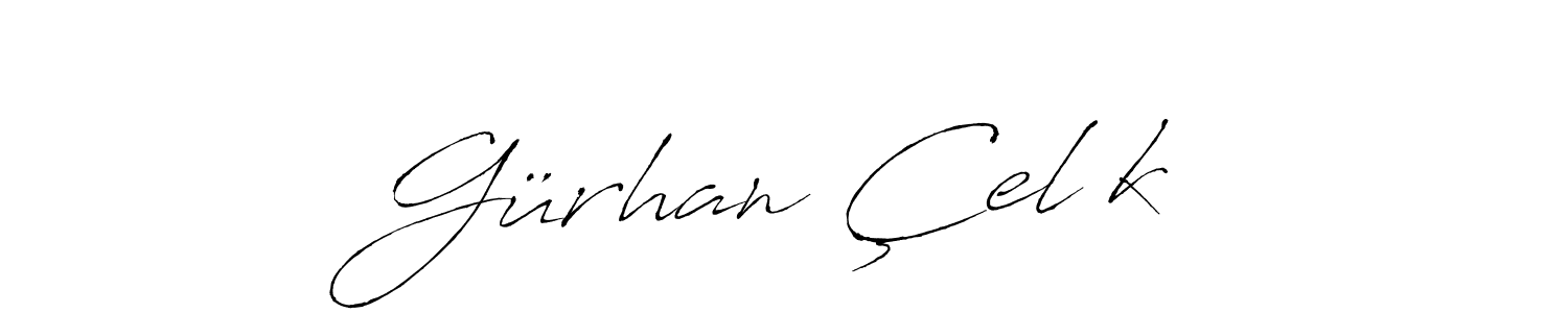 How to make Gürhan Çelİk signature? Antro_Vectra is a professional autograph style. Create handwritten signature for Gürhan Çelİk name. Gürhan Çelİk signature style 6 images and pictures png