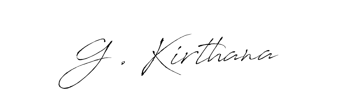 You should practise on your own different ways (Antro_Vectra) to write your name (G . Kirthana) in signature. don't let someone else do it for you. G . Kirthana signature style 6 images and pictures png