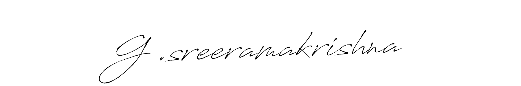 The best way (Antro_Vectra) to make a short signature is to pick only two or three words in your name. The name G .sreeramakrishna include a total of six letters. For converting this name. G .sreeramakrishna signature style 6 images and pictures png
