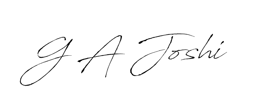 Also You can easily find your signature by using the search form. We will create G A Joshi name handwritten signature images for you free of cost using Antro_Vectra sign style. G A Joshi signature style 6 images and pictures png