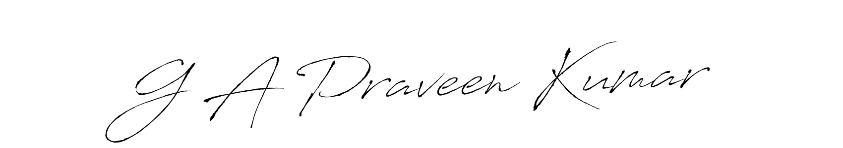 You can use this online signature creator to create a handwritten signature for the name G A Praveen Kumar. This is the best online autograph maker. G A Praveen Kumar signature style 6 images and pictures png