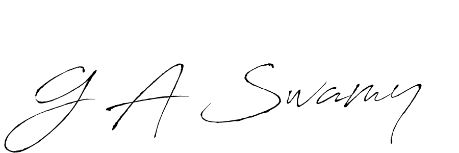 You should practise on your own different ways (Antro_Vectra) to write your name (G A Swamy) in signature. don't let someone else do it for you. G A Swamy signature style 6 images and pictures png