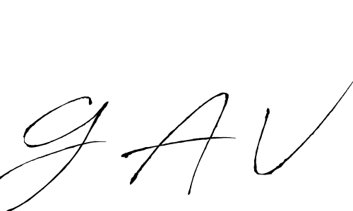 Also You can easily find your signature by using the search form. We will create G A V name handwritten signature images for you free of cost using Antro_Vectra sign style. G A V signature style 6 images and pictures png