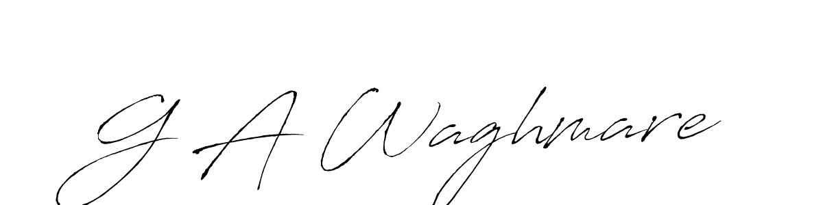 Also we have G A Waghmare name is the best signature style. Create professional handwritten signature collection using Antro_Vectra autograph style. G A Waghmare signature style 6 images and pictures png