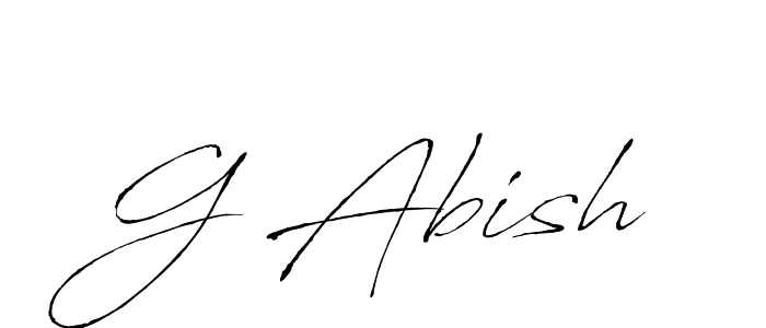 Once you've used our free online signature maker to create your best signature Antro_Vectra style, it's time to enjoy all of the benefits that G Abish name signing documents. G Abish signature style 6 images and pictures png