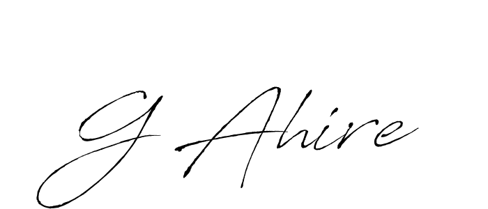 You should practise on your own different ways (Antro_Vectra) to write your name (G Ahire) in signature. don't let someone else do it for you. G Ahire signature style 6 images and pictures png
