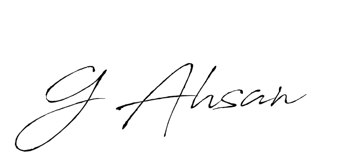 Make a beautiful signature design for name G Ahsan. Use this online signature maker to create a handwritten signature for free. G Ahsan signature style 6 images and pictures png