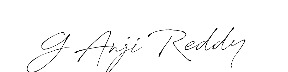 How to make G Anji Reddy signature? Antro_Vectra is a professional autograph style. Create handwritten signature for G Anji Reddy name. G Anji Reddy signature style 6 images and pictures png