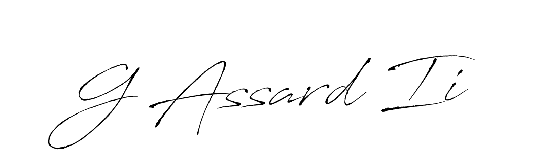 Make a beautiful signature design for name G Assard Ii. Use this online signature maker to create a handwritten signature for free. G Assard Ii signature style 6 images and pictures png