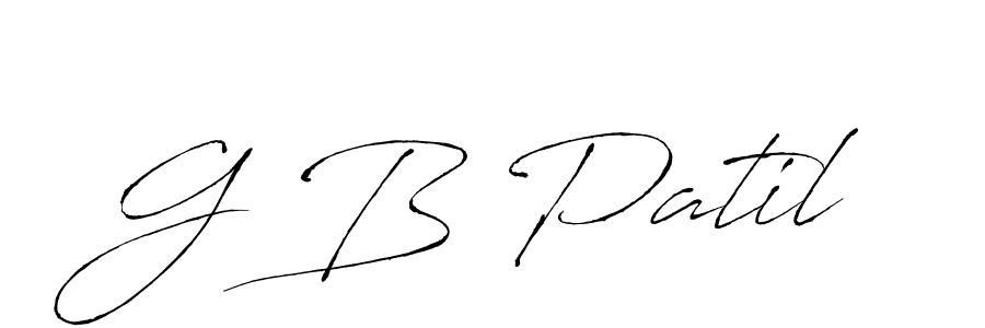 Similarly Antro_Vectra is the best handwritten signature design. Signature creator online .You can use it as an online autograph creator for name G B Patil. G B Patil signature style 6 images and pictures png