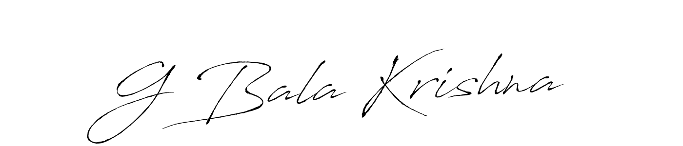 Antro_Vectra is a professional signature style that is perfect for those who want to add a touch of class to their signature. It is also a great choice for those who want to make their signature more unique. Get G Bala Krishna name to fancy signature for free. G Bala Krishna signature style 6 images and pictures png