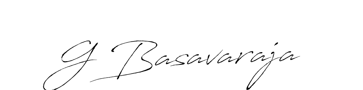 Design your own signature with our free online signature maker. With this signature software, you can create a handwritten (Antro_Vectra) signature for name G Basavaraja. G Basavaraja signature style 6 images and pictures png