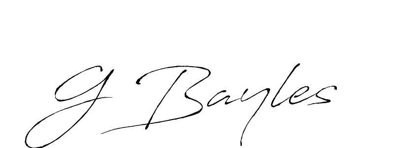 Also we have G Bayles name is the best signature style. Create professional handwritten signature collection using Antro_Vectra autograph style. G Bayles signature style 6 images and pictures png