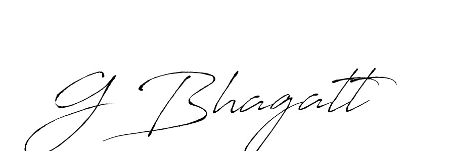 How to make G Bhagatt signature? Antro_Vectra is a professional autograph style. Create handwritten signature for G Bhagatt name. G Bhagatt signature style 6 images and pictures png