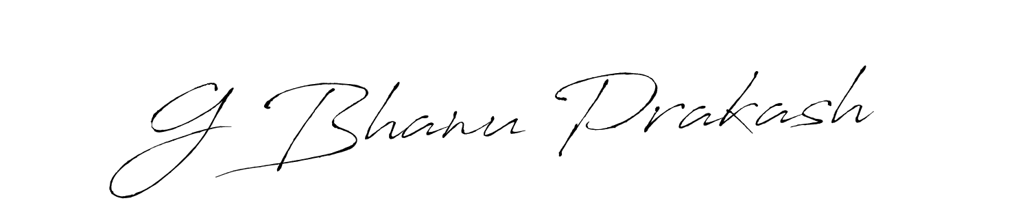 You should practise on your own different ways (Antro_Vectra) to write your name (G Bhanu Prakash) in signature. don't let someone else do it for you. G Bhanu Prakash signature style 6 images and pictures png