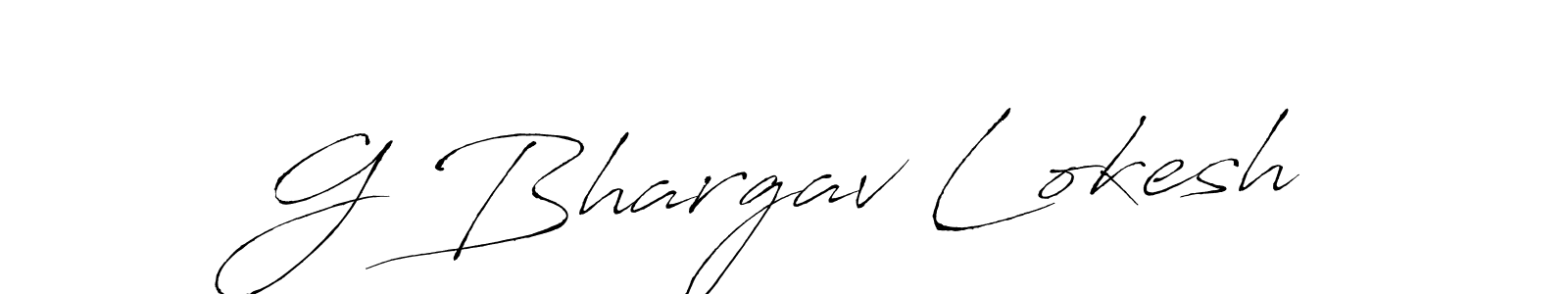 Also we have G Bhargav Lokesh name is the best signature style. Create professional handwritten signature collection using Antro_Vectra autograph style. G Bhargav Lokesh signature style 6 images and pictures png