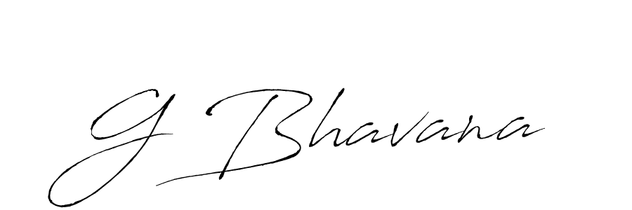 The best way (Antro_Vectra) to make a short signature is to pick only two or three words in your name. The name G Bhavana include a total of six letters. For converting this name. G Bhavana signature style 6 images and pictures png