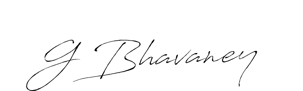 G Bhavaney stylish signature style. Best Handwritten Sign (Antro_Vectra) for my name. Handwritten Signature Collection Ideas for my name G Bhavaney. G Bhavaney signature style 6 images and pictures png