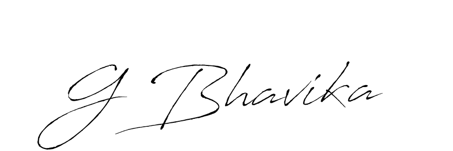 You should practise on your own different ways (Antro_Vectra) to write your name (G Bhavika) in signature. don't let someone else do it for you. G Bhavika signature style 6 images and pictures png