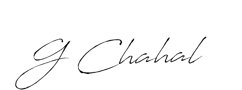 How to Draw G Chahal signature style? Antro_Vectra is a latest design signature styles for name G Chahal. G Chahal signature style 6 images and pictures png