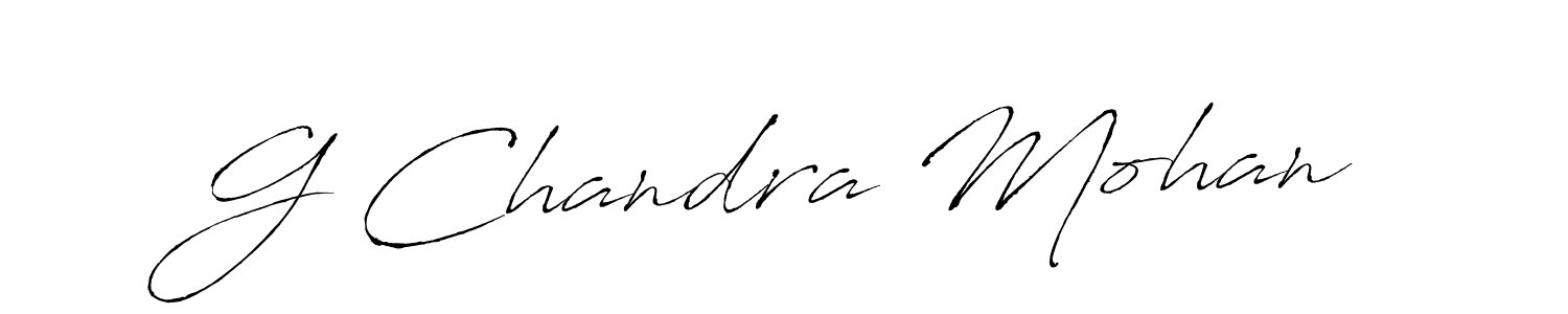 Also we have G Chandra Mohan name is the best signature style. Create professional handwritten signature collection using Antro_Vectra autograph style. G Chandra Mohan signature style 6 images and pictures png