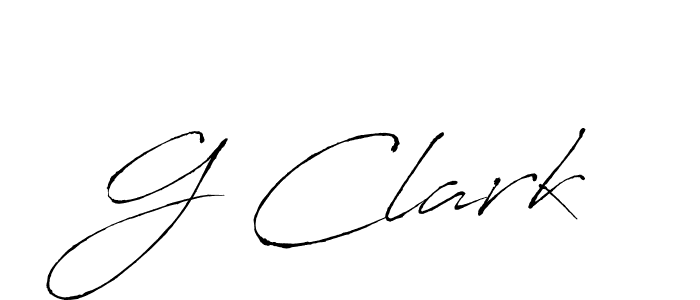 You should practise on your own different ways (Antro_Vectra) to write your name (G Clark) in signature. don't let someone else do it for you. G Clark signature style 6 images and pictures png