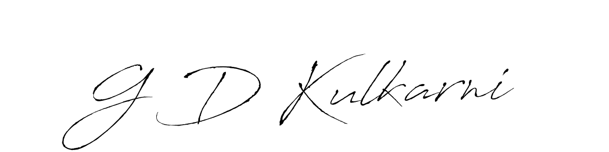 Make a beautiful signature design for name G D Kulkarni. Use this online signature maker to create a handwritten signature for free. G D Kulkarni signature style 6 images and pictures png