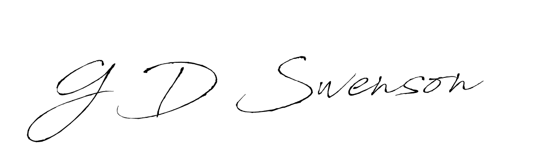 Also You can easily find your signature by using the search form. We will create G D Swenson name handwritten signature images for you free of cost using Antro_Vectra sign style. G D Swenson signature style 6 images and pictures png