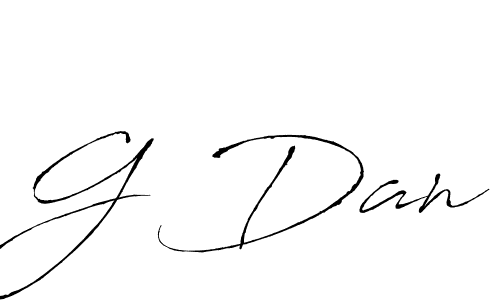 You should practise on your own different ways (Antro_Vectra) to write your name (G Dan) in signature. don't let someone else do it for you. G Dan signature style 6 images and pictures png