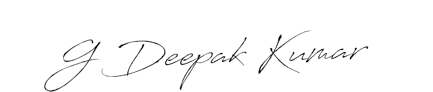 It looks lik you need a new signature style for name G Deepak Kumar. Design unique handwritten (Antro_Vectra) signature with our free signature maker in just a few clicks. G Deepak Kumar signature style 6 images and pictures png