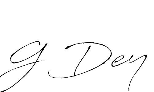 The best way (Antro_Vectra) to make a short signature is to pick only two or three words in your name. The name G Dey include a total of six letters. For converting this name. G Dey signature style 6 images and pictures png