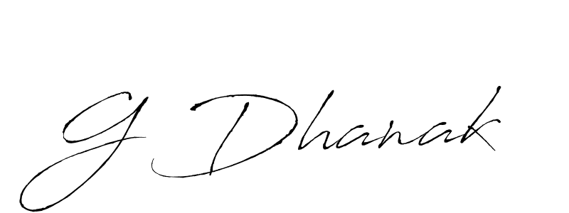 This is the best signature style for the G Dhanak name. Also you like these signature font (Antro_Vectra). Mix name signature. G Dhanak signature style 6 images and pictures png