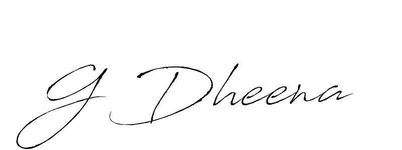 How to make G Dheena signature? Antro_Vectra is a professional autograph style. Create handwritten signature for G Dheena name. G Dheena signature style 6 images and pictures png