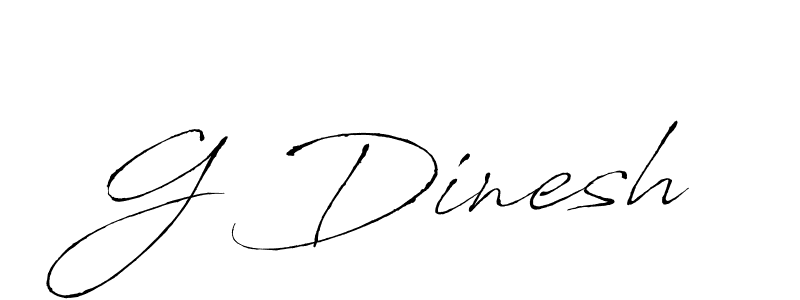 How to make G Dinesh signature? Antro_Vectra is a professional autograph style. Create handwritten signature for G Dinesh name. G Dinesh signature style 6 images and pictures png